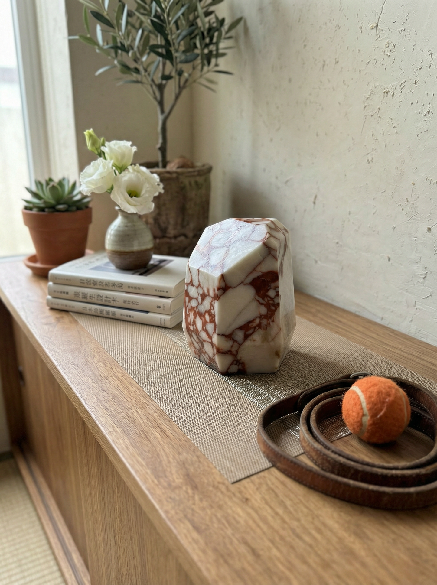 Natural Marble Vein Pet Eternal Memorial Box Ornament MINI