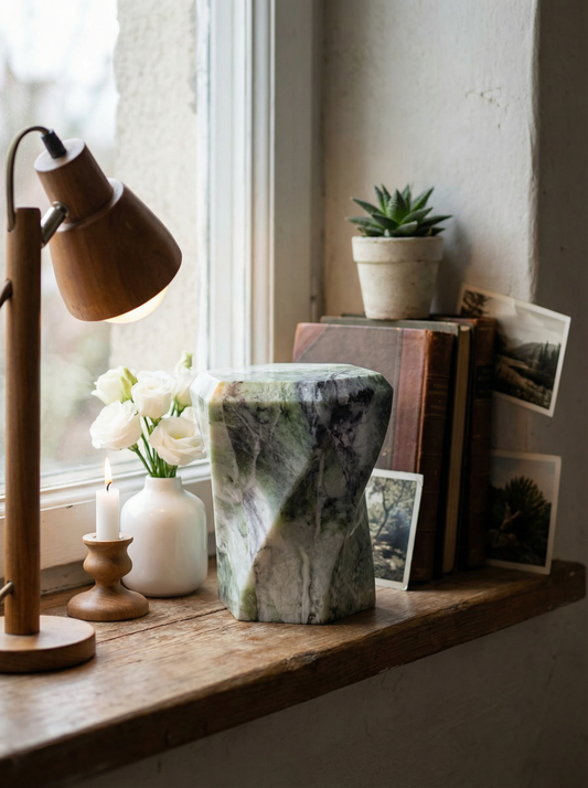 Natural Marble Pet Urn Memorial Keepsake