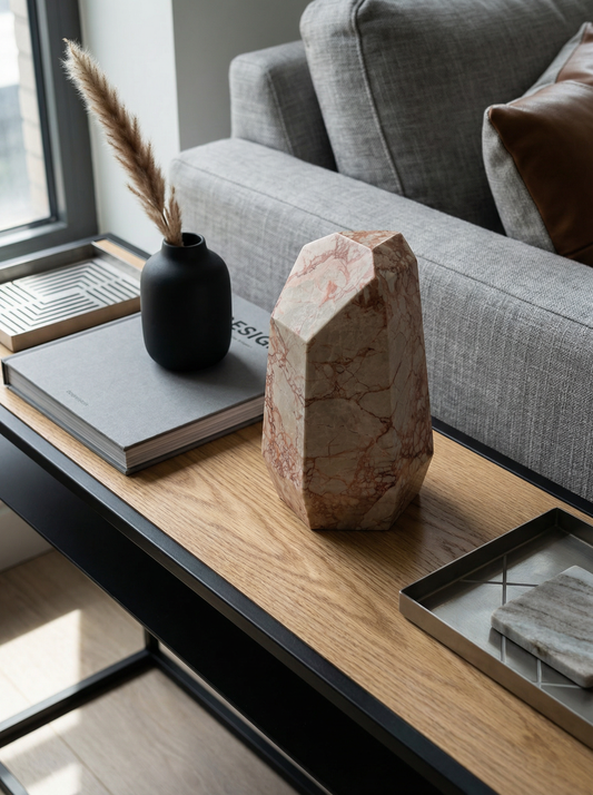 Natural Marble Vein Pet Eternal Memorial Box Ornament