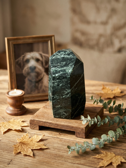 Natural Marble Vein Pet Eternal Memorial Box Ornament