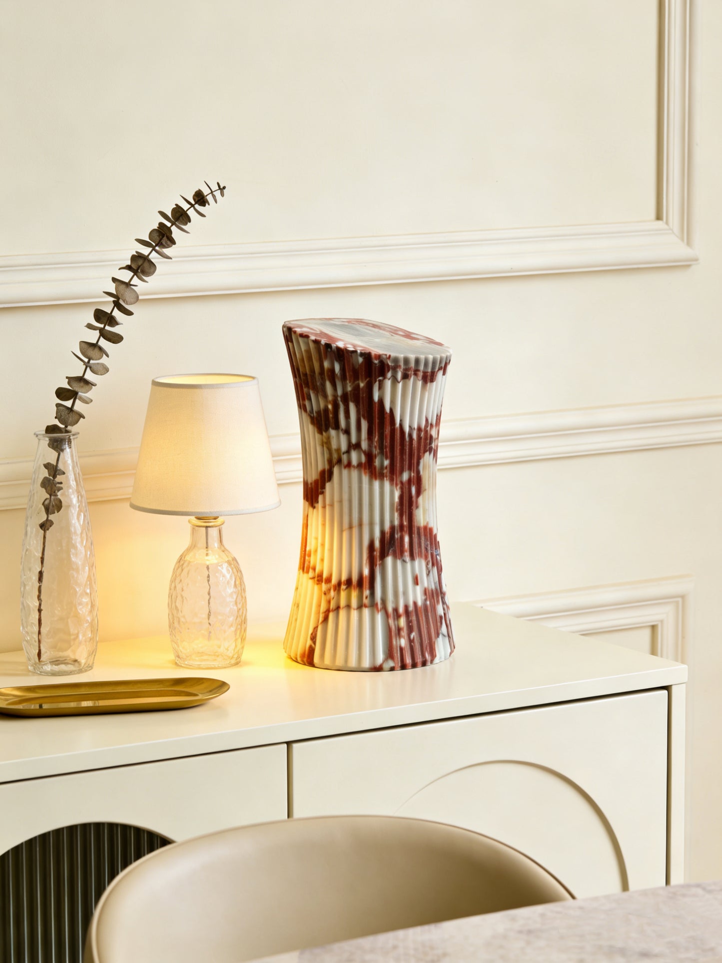 Solid Natural Marble Pet Memorial Keepsake Box, Home Decor Sculpture