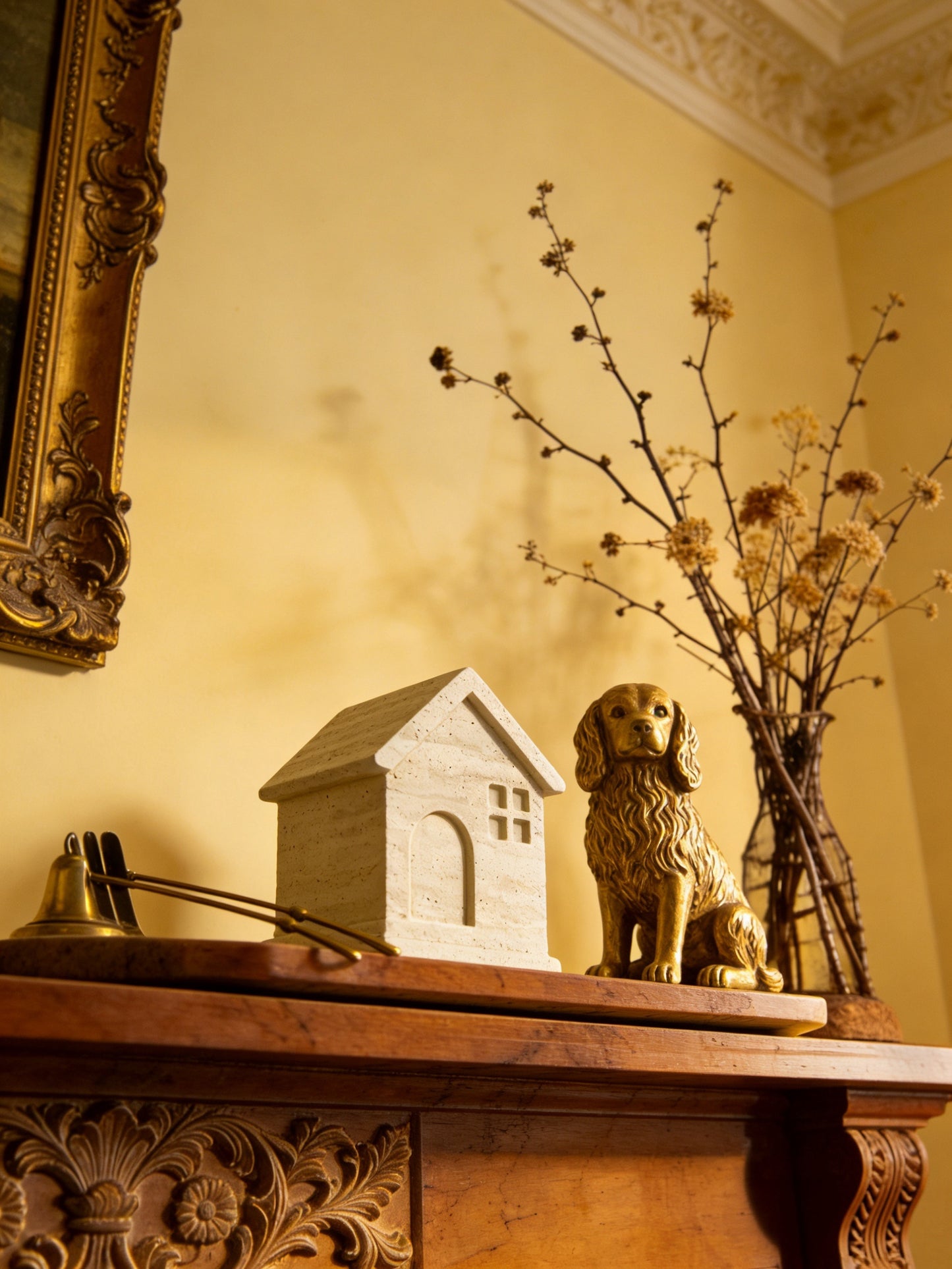 Solid Natural Stone Carved Pet Eternal Memorial Art Sculpture