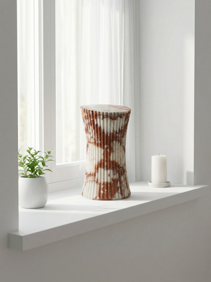 Solid Natural Marble Pet Memorial Keepsake Box, Home Decor Sculpture