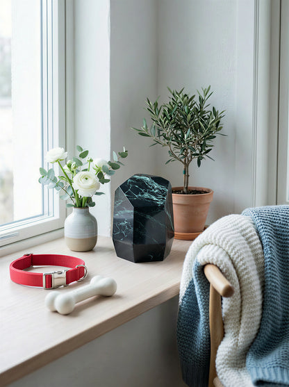 Natural Marble Vein Pet Eternal Memorial Box Ornament MINI