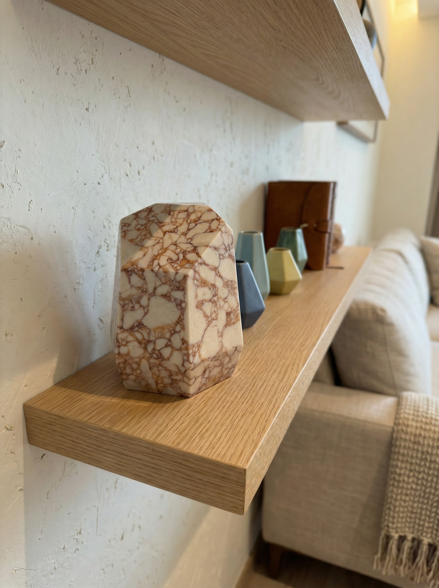 Natural Marble Vein Pet Eternal Memorial Box Ornament MINI