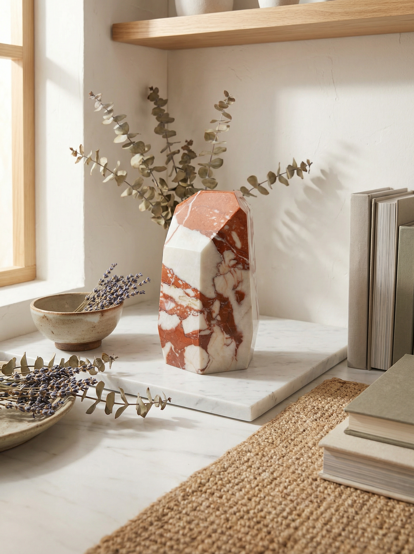 Natural Marble Vein Pet Eternal Memorial Box Ornament