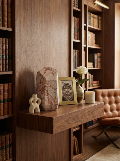 Natural Marble Vein Pet Eternal Memorial Box Ornament