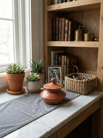 Solid Natural Stone Carved Pet Eternal Memorial Art Sculpture