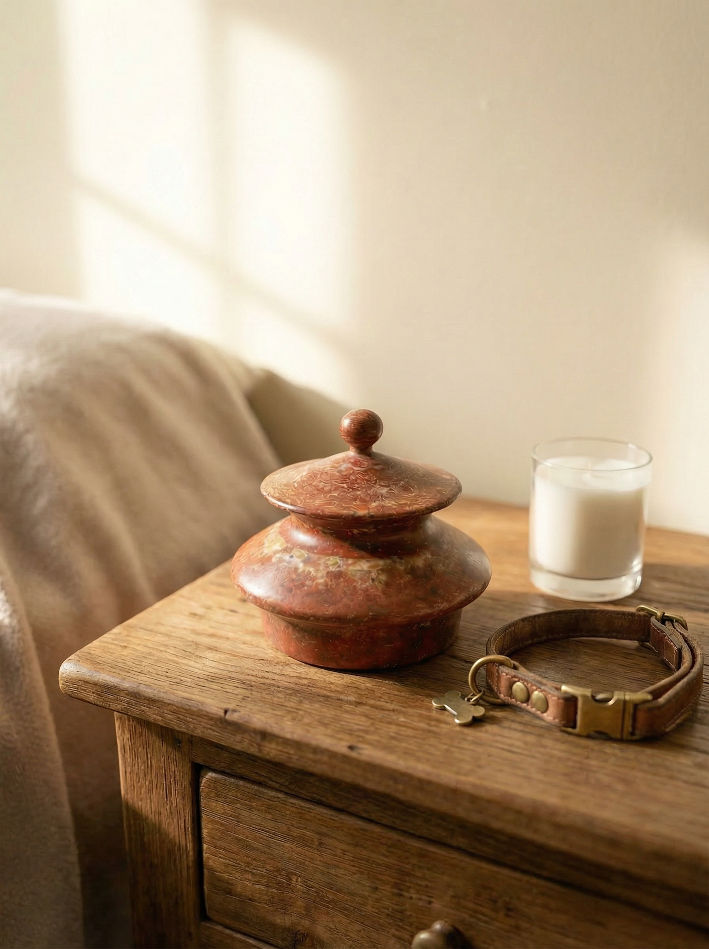 Solid Natural Stone Carved Pet Eternal Memorial Art Sculpture